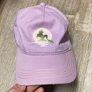 Disney little mermaid Purple Hat with Green Ariel Design